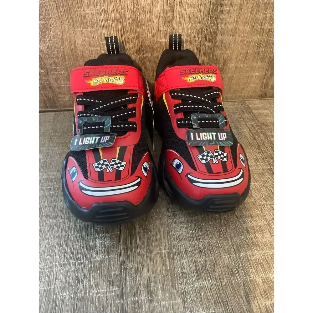 SKECHERS 9 Toddler Thermo Flash Wheel Buddies Sneakers